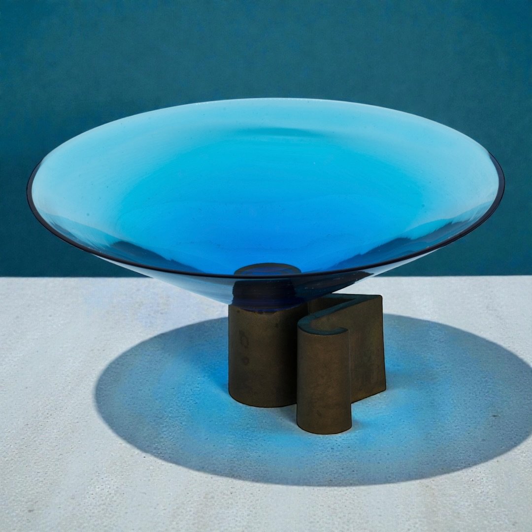 Fontana Arte - Bol décoratif en verre de Murano - Italie, années 60-photo-2